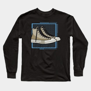 Retro Skate Sneaker Long Sleeve T-Shirt